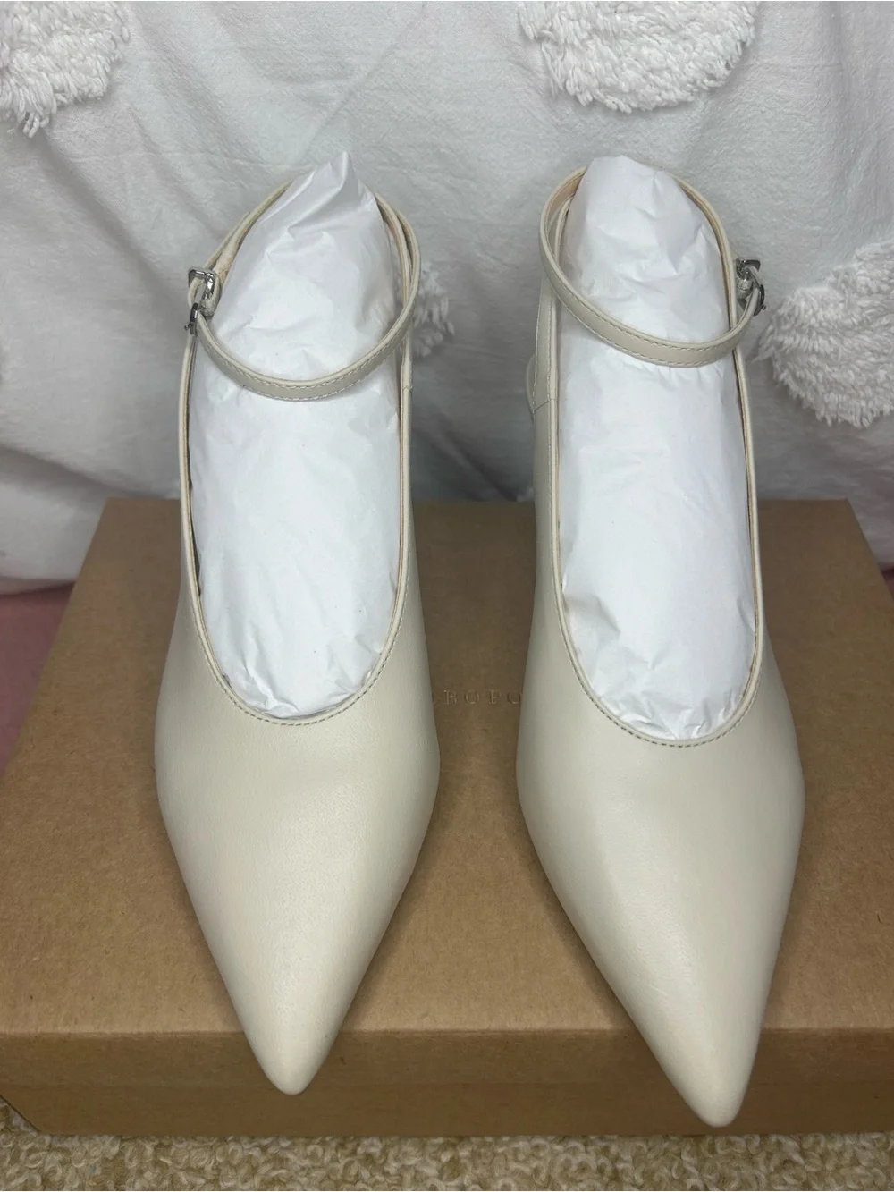 Anthropologie Ankle-Wrap Kitten Heels